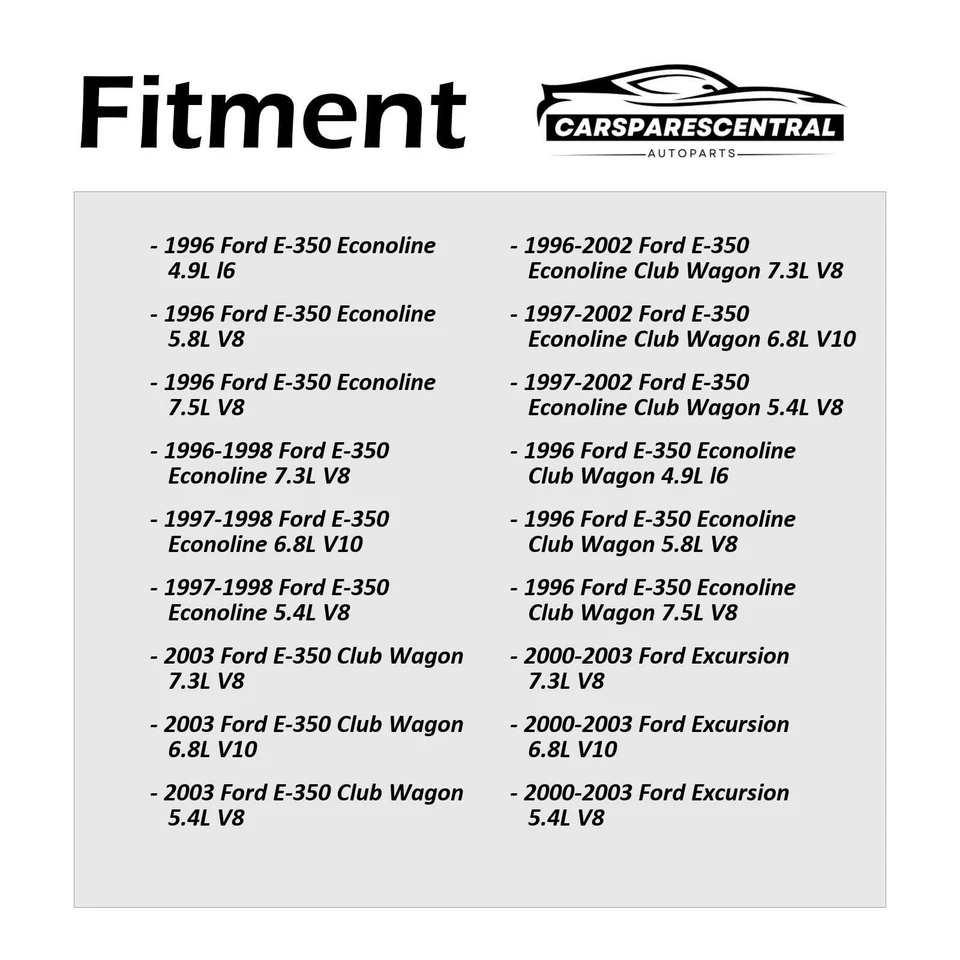 Bomba de agua del motor para Ford E-350 Super Duty 7,3 L 1999-2003 Foto 2 de 4