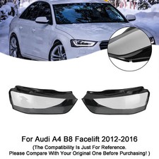Links+Rechts Scheinwerferglas Linsen 8K0941043 für Audi A4 B8 Facelift 2012-2016