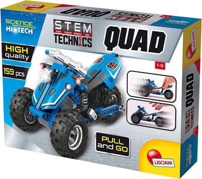 Lisciani Bauen und Spielen Wissenschaft Hi Tech MINT Technik Quad - 159 Teile, Bildung...