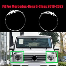 For Mercedes-Benz G-Class 19-22 Headlight Headlamp Lens Cover Left Right Side 2*