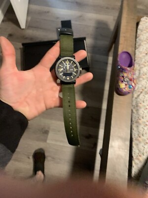 Casio PRO TREK 52mm Resin/Stainless Steel Case with Silicon Black Strap Men's...
