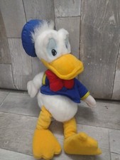 Vintage 16" Plush DONALD DUCK Sailor Stuffed Animal Walt Disney World White