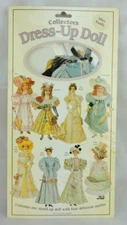 Miss Emily Collectors Dress Up Doll 1991 Paper 4 Outfits 1 Doll 2 Hats Vintage 