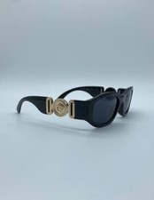 Versace Medusa Sunglasses Gold/Black Frame   Authentic w/Case  Cloth- FREE SHIP