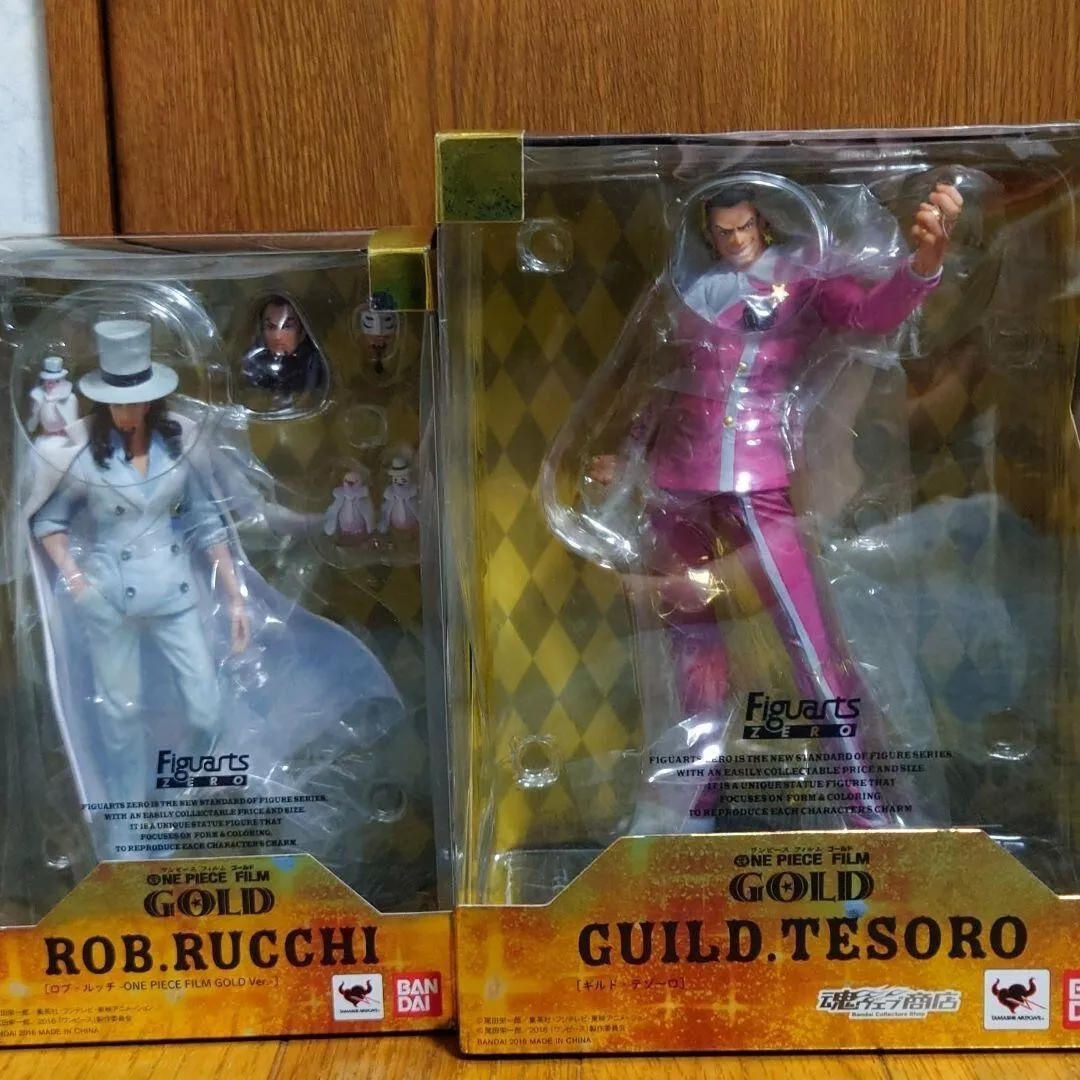 SHFiguarts ZERO ONE PIECE FILM GOLD Rob Rucci & Guild Tesoro Figure  Excellent