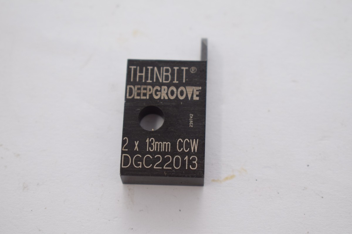 THINBIT DGC22013 Style 2 Replacement Clamp – Fits DEEPGROOVE Toolholders, 13mm Depth