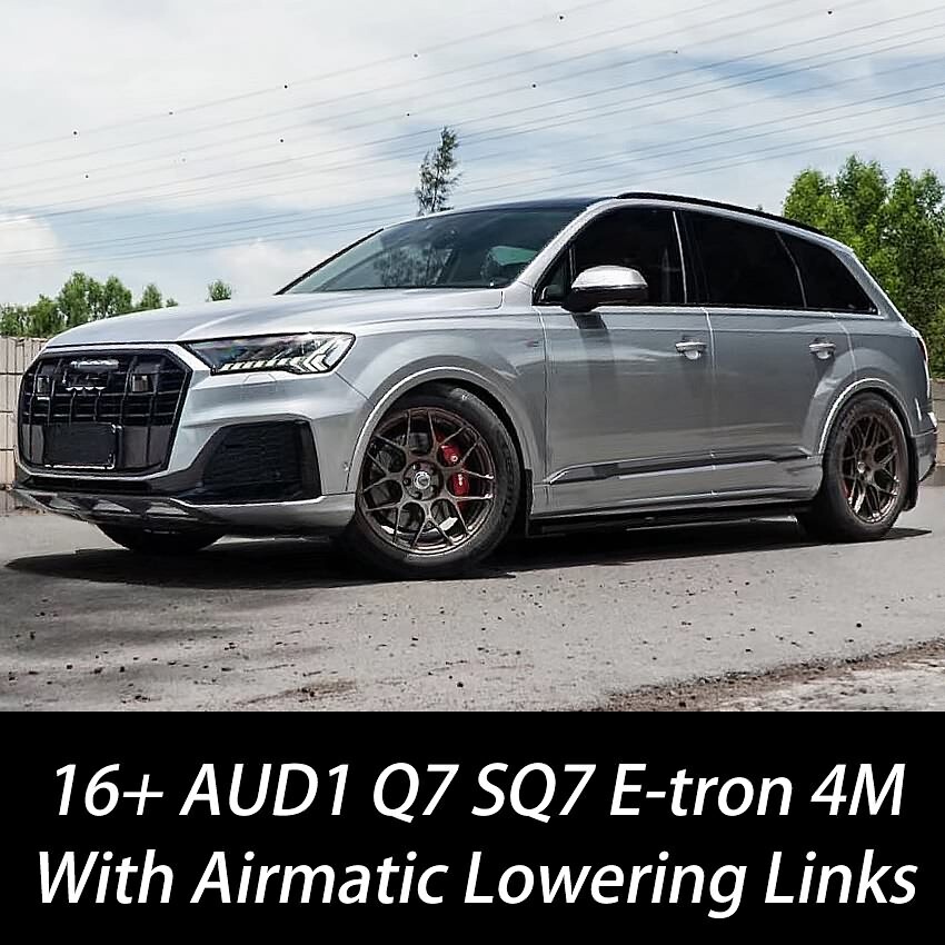 For 2016+ Audi Q7 SQ7 RSQ7 4M Adjustable Lowering Links Air Suspension ...