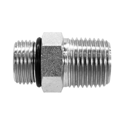 6401-04-04 Hydraulic Fitting 1/4'' Male O-Ring Boss X 1/4'' Male NPT Pipe C3246