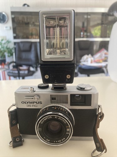 Olympus Rangefinder 35 RC with vintage Honeywell flash - Picture 3 of 4