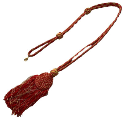 NEW GAMMARELLI Pectoral Cross cord Red CARDINAL bishop choir dress flat tassel