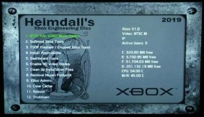 For Original OG XBOX TruHeXEn 2024 + Rocky5 Extras 1.2.2 DVD TSOP