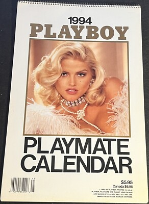 PLAYBOY Magazine Official 1994 Playmate CALENDAR Featuring 12 Nudes Anna Pamela!