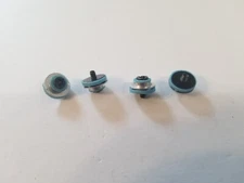 Lot of 4 HP Black/Blue USDT - USFF - Desktop Hard Drive Mounting Screws