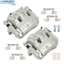 Front LH & RH Brake Caliper w/ Bracket For 05-19 Suzuki Equator Nissan Frontier