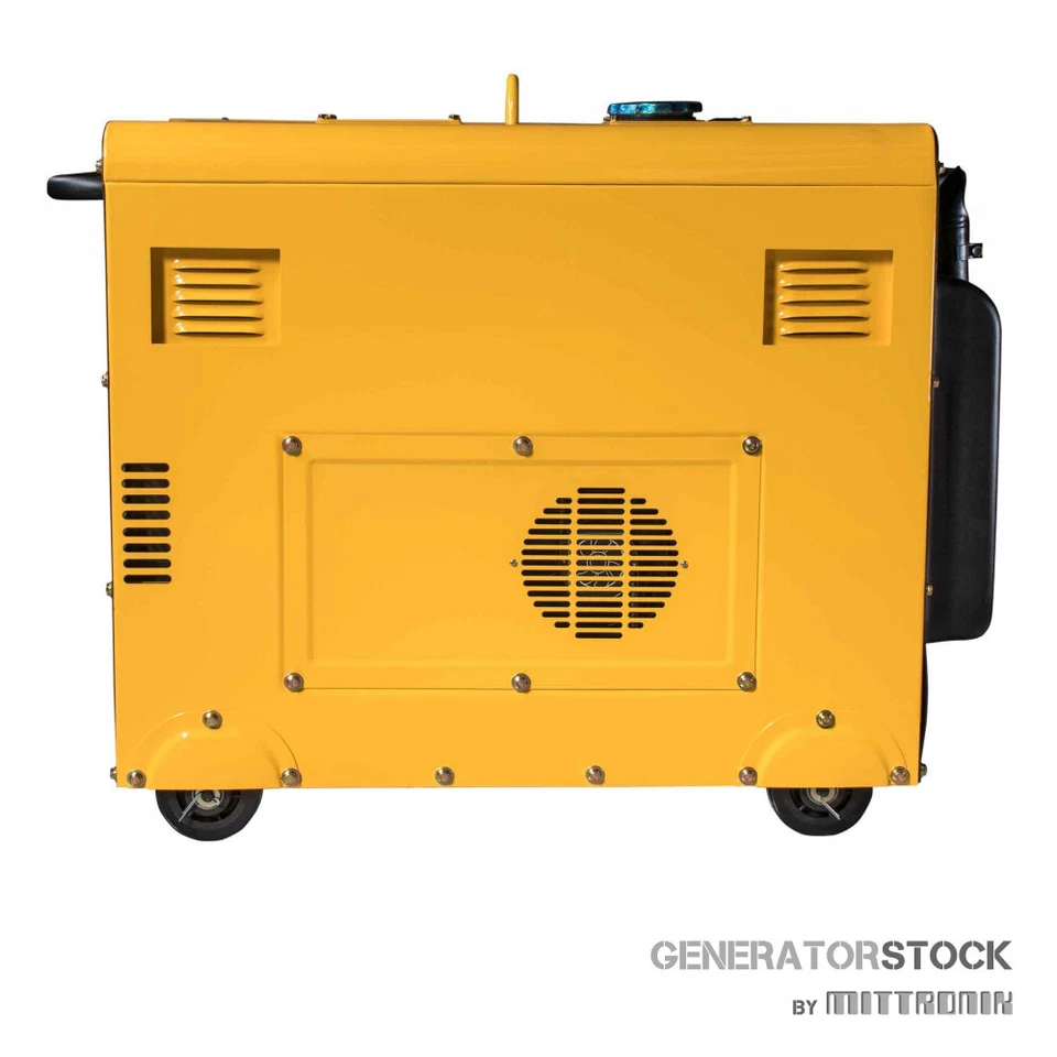 Kompakt Diesel Generator 8 kVA leise Notstromaggregat Einfamilienhaus AVR & ATS - Bild 3 von 4