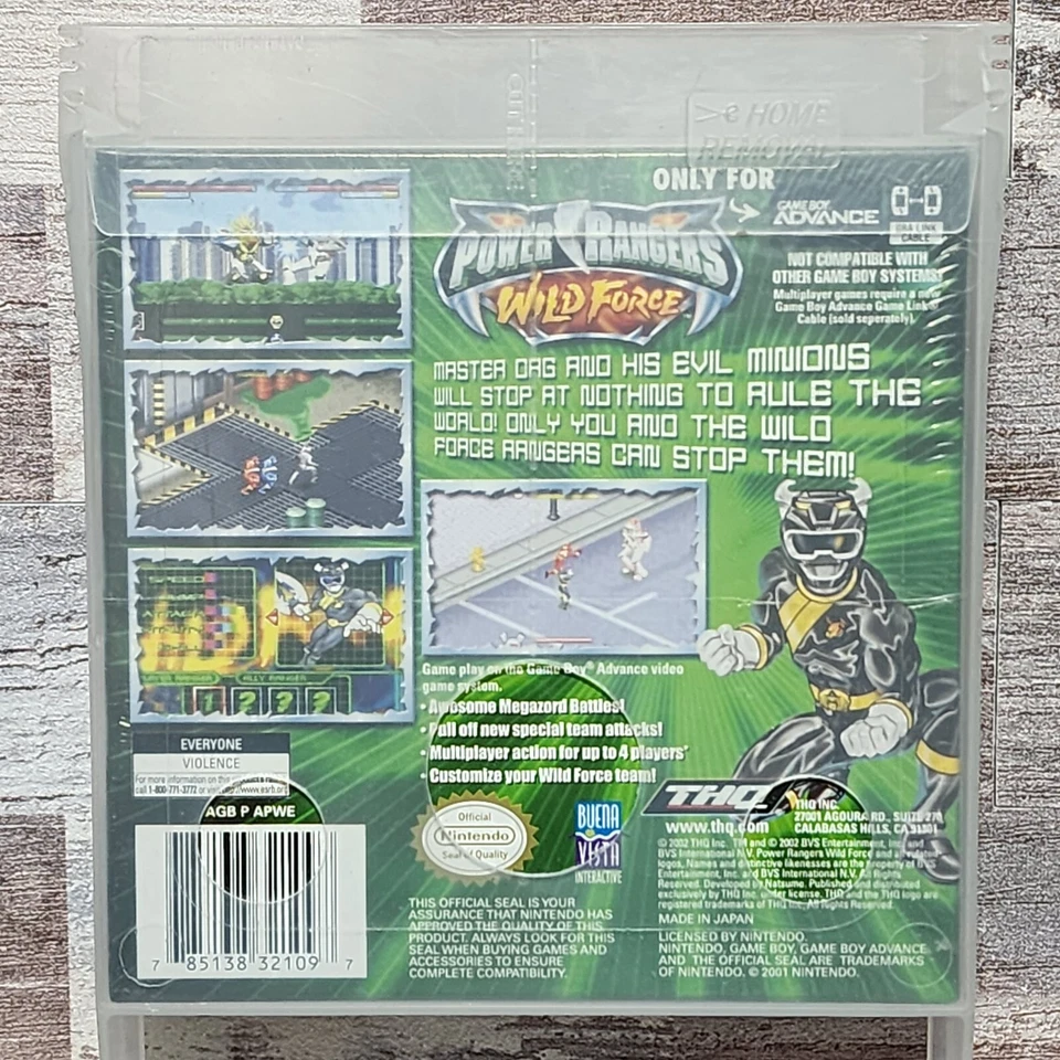 Power Rangers Wild Force GBA Game Boy Advance New Factory Sealed Mint - Image 2 of 4