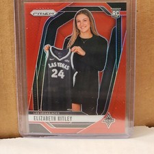 Elizabeth Kitley 2024 WNBA Prizm Rookie Red Prizm Card Las Vegas Aces #181/299