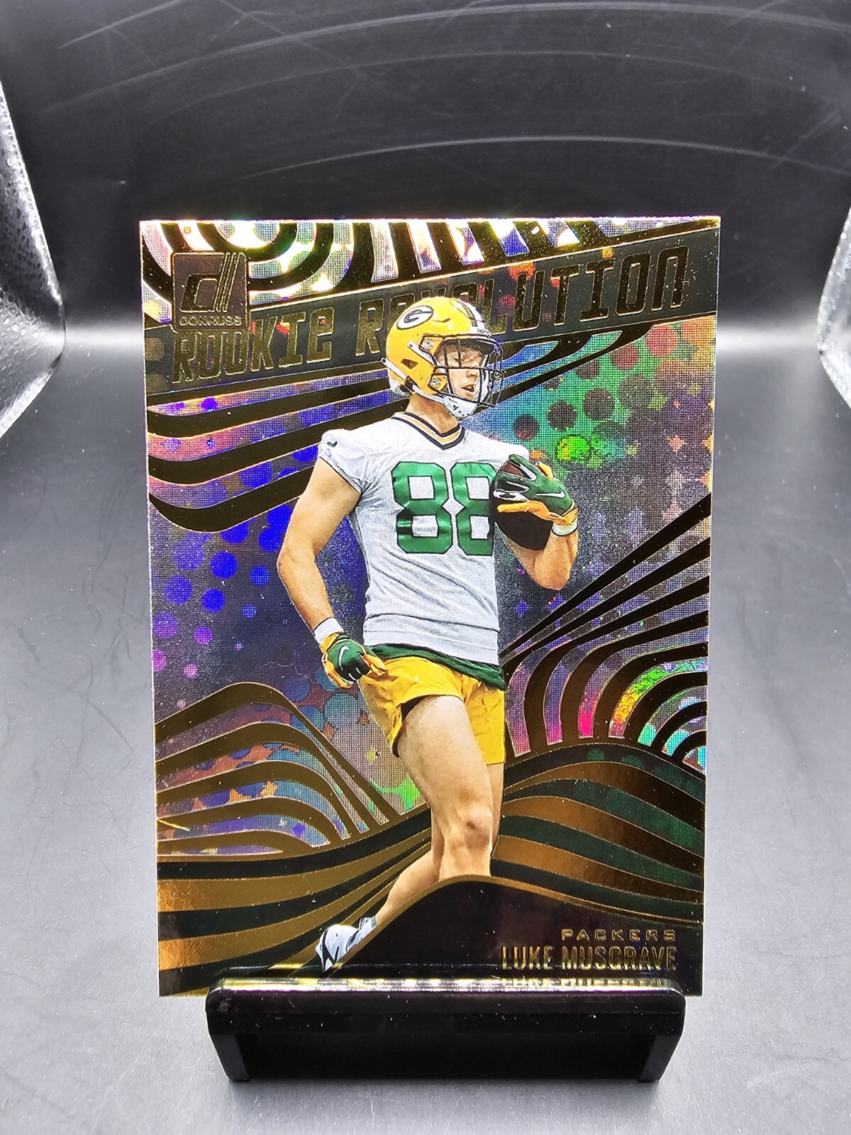 2023 Donruss #RR-32 Luke Musgrave Rookie Revolution RC - Green Bay Packers