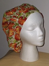 Pumpkins Allover Medical Surgical Bouffant Scrub Hat SIZE MEDIUM