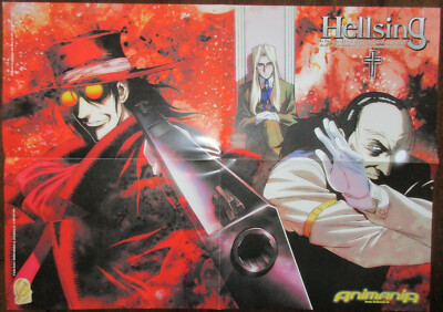 Hellsing Anime Poster 56 x 40 cm rare Promo Kōta Hirano Kult Manga