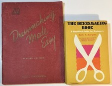 Lot  2 Vintage Dressmaking Books Made Easy McCall Corporation 1941 & Simplified