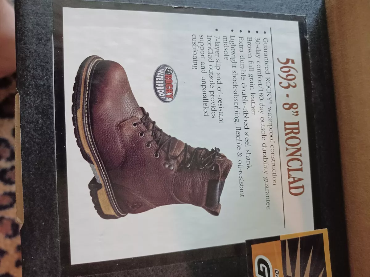 Rocky ironclad steel toe discount