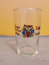 Lorch Rheingau  Weingut Crest Wine Shot Glass Clear Glass German Free Shipping