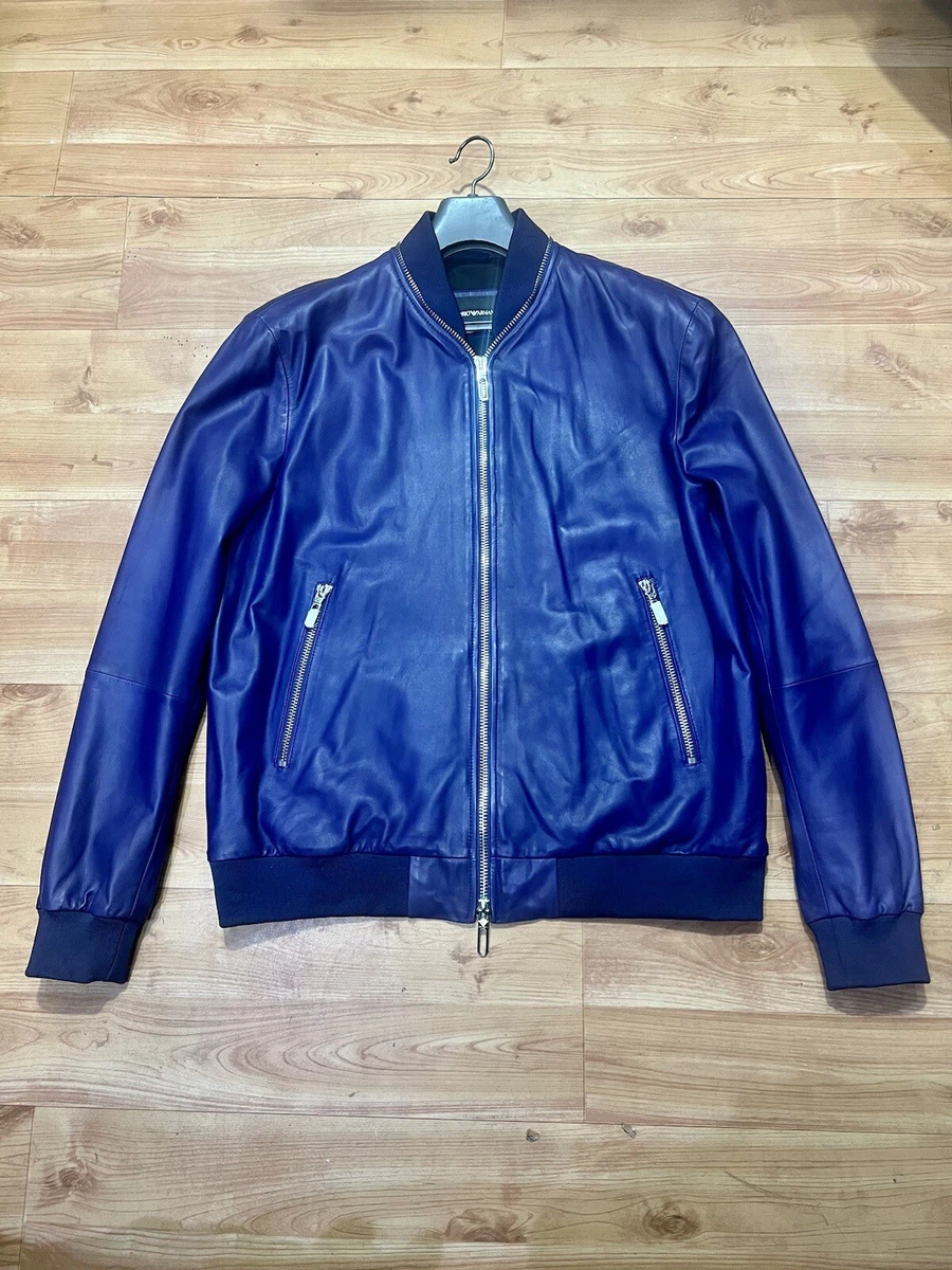 Emporio Armani Leather Outer Shell Jackets for Men for Sale | Shop