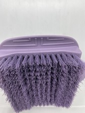 Exuviance Purple rubber Foot Brush with suction cups for hands free while shower