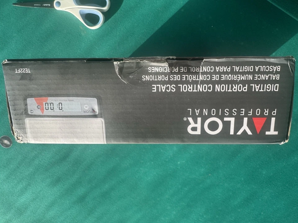 Balança de controle de porção de aço inoxidável profissional Taylor, TE32FT nova MSRP $150 - Imagem 2 de 4