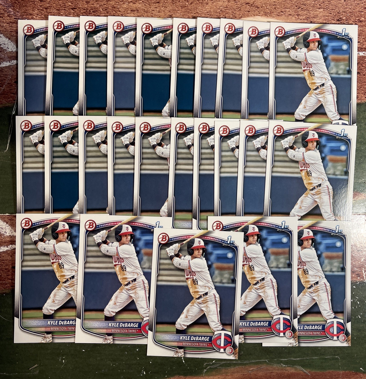 2025 Bowman Kyle DeBarge (25) Card 1st Bowman Lot Twins #BP-139