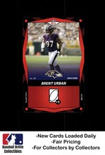 2025 UNO Elite Core Edition - Red #178 Brent Urban Baltimore Ravens