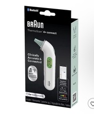 NEW Braun ThermoScan 4 Connect Ear Thermometer Digital Battery Powered Health