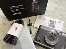 1day ship Top Mint Fujifilm Instax Mini Evo Dark Silver Limited Edition