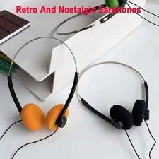 Retro Over-Ear Headphone Vintage Underwire Headphone for Walkman