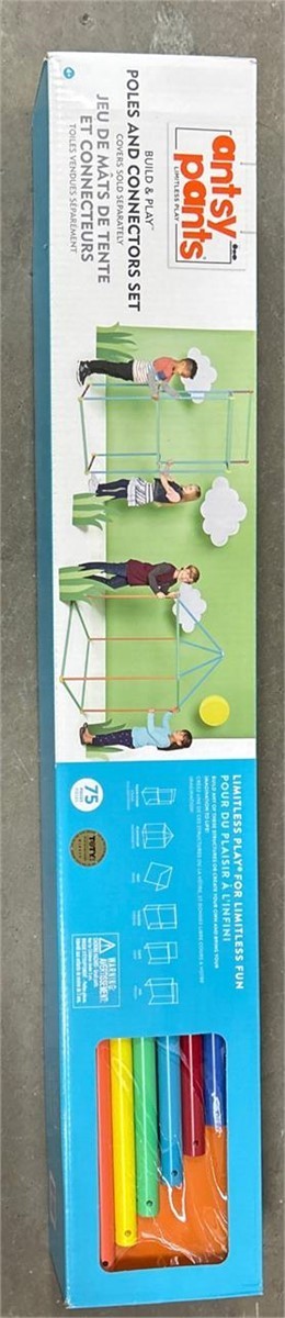 Antsy Pants build & play 75 pieces Poles and Connectors Set