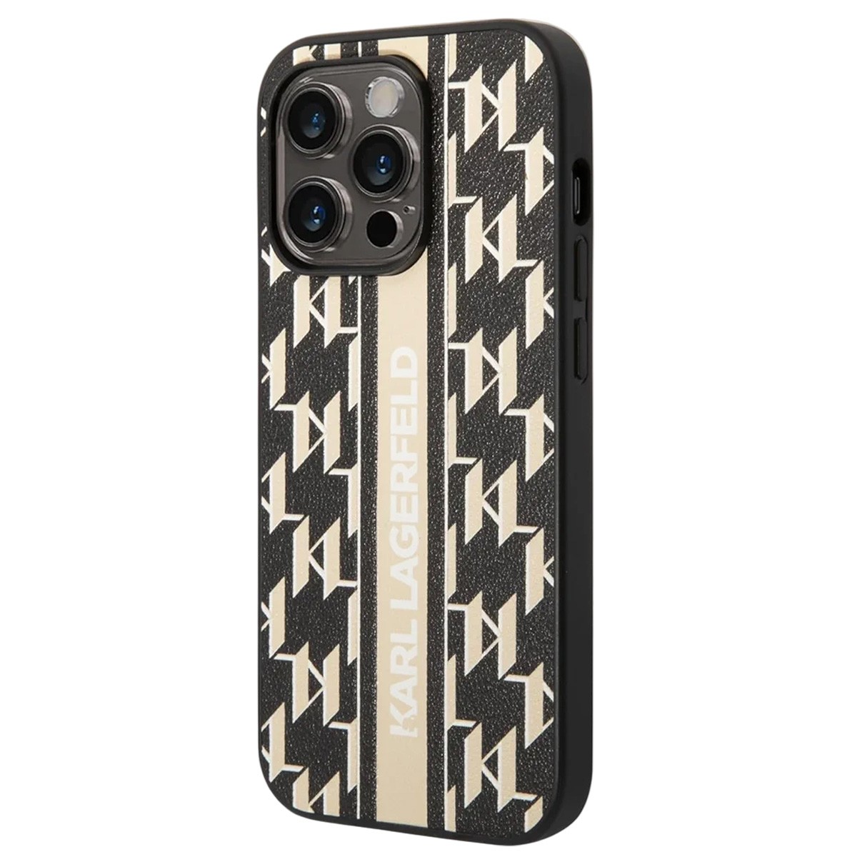 Coque iPhone 14 Pro Max Karl Lagerfeld en PU premium Monogram