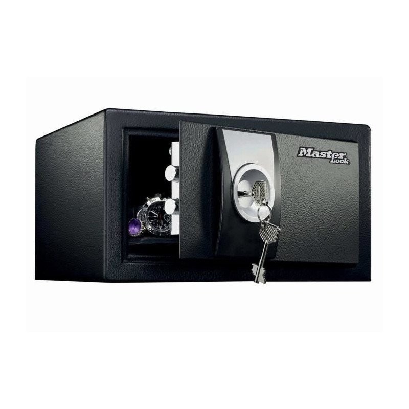 Master Lock coffre-fort à clé de sécurité en acier compact noir de 9,9 L
