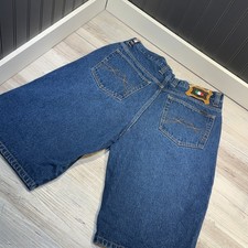 Paco Sport Vintage 90's Denim Jean Shorts Men's Size 34 Baggy Hip Hop Y2K