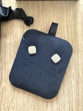 Apm Monaco stud earrings cubic zirconia AE16719OX silver RRP £77 brand new