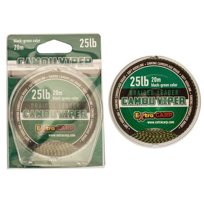 (0,45 EUR/m) Karpfen Vorfach Schnur sinkend 20 m Leader Vorfachschnur Carp