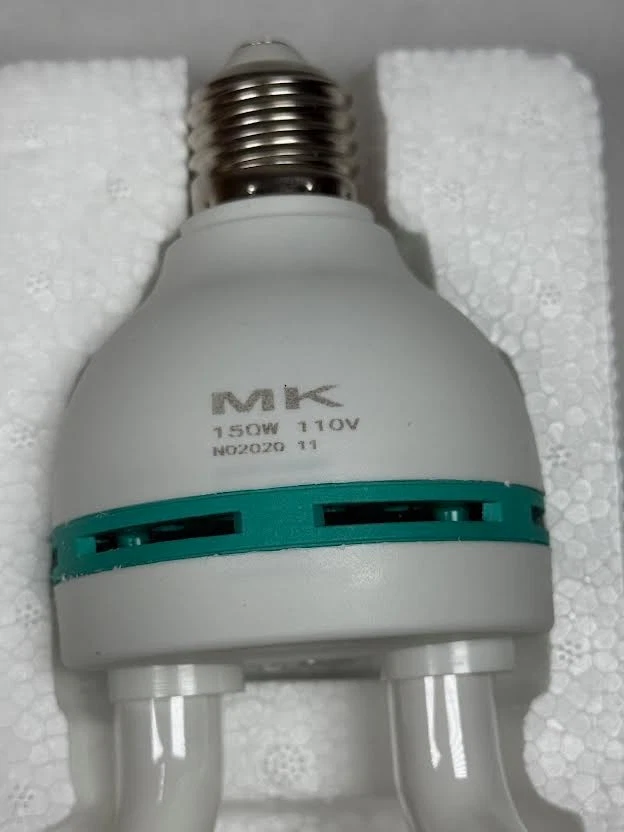 Bulb Lamp Spiral Daylight Energy Saving E27 CFL Studio Photo 150W 5500K 220V - Image 2 of 4