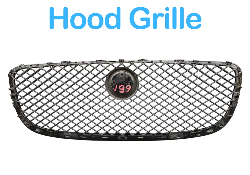 10-15 Jaguar XJ XJL X351 grade dianteira para capô grade com emblema fabricante de equipamento original - Imagem 3 de 4