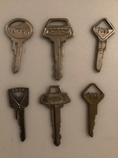 Lot Of Six 6 Vintage Ford Keys