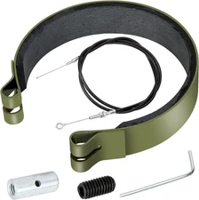 4" Go Kart Brake Band & 71" Throttle Cable Kit Compatible with 212cc 196cc