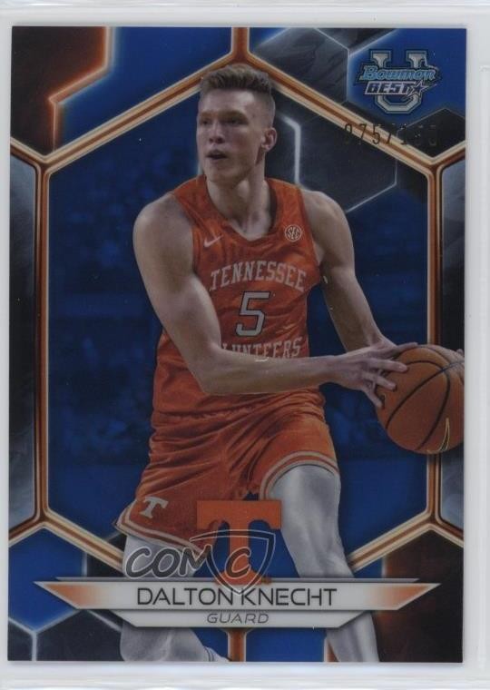 2023-24 Bowman U Best Blue Refractor 75/150 Dalton Knecht #43 9p5