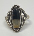 Vintage Handmade 925 Sterling Silver Oval Tigers Eye Filigree Ring 5.7g Size 6.5 — photo 6