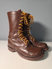 Corcoran Cv1516 Historic Brown 10 Military Leather Jumps Boots Mens Size 7.5