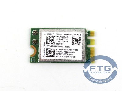 792200-001 HP WiFi WLAN + Bluetooth Card