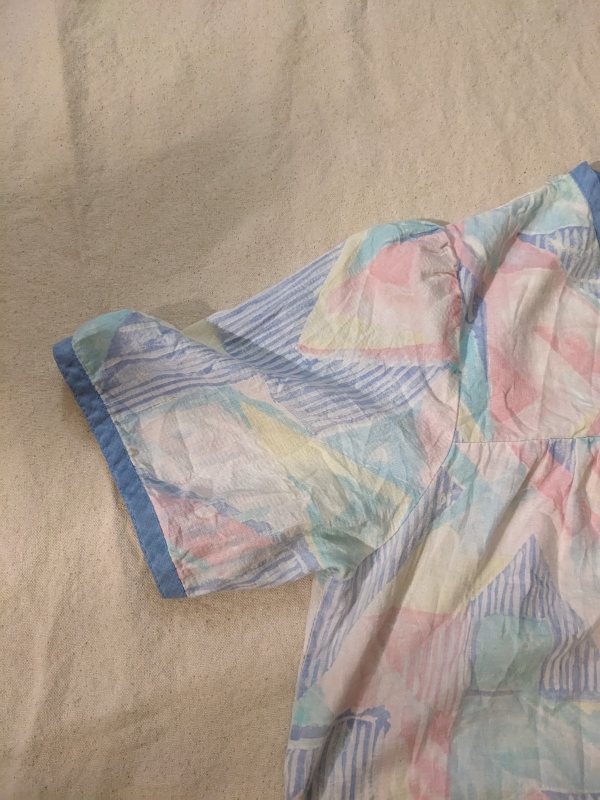 Vintage snap front robe housecoat duster Cottagec… - image 11